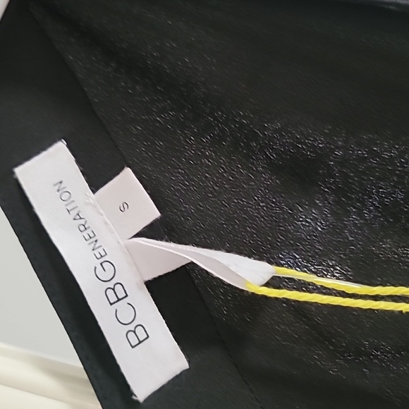 STUNNING NWT BCBG SHEER SATIN MAXI DRESS FRONT ZIPPER MINI SKIRT - Picture 6 of 15